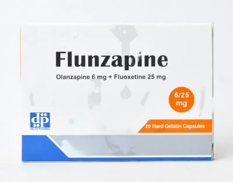 FLUNZAPINE 6/25 MG 20 CAPS.