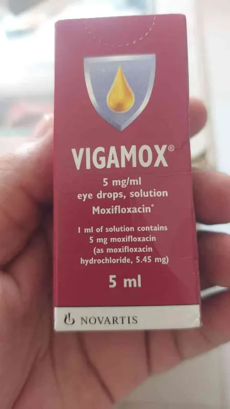 VIGAMOX 0.5% EYE DROPS 5 ML