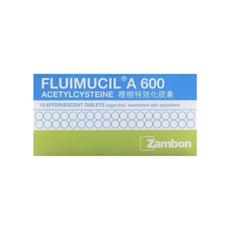 FLUIMUCIL 600MG 10 EFF. TABS.