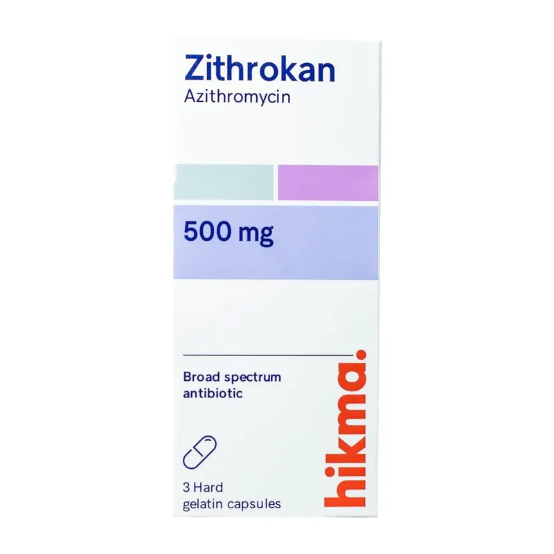 ZITHROKAN 500 MG 3 CAPS.