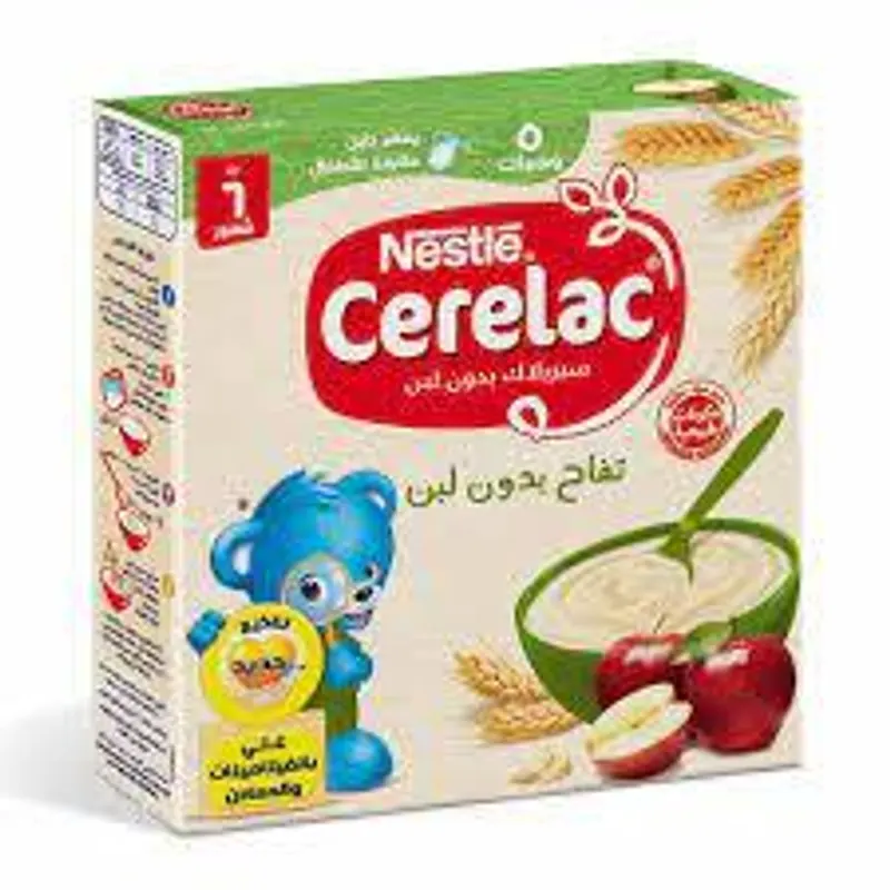 سيريلاك قمح وتفاح بدون لبن