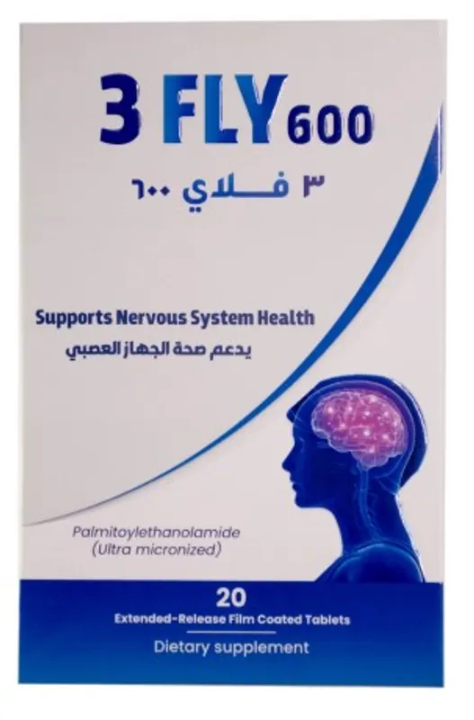 3 FLY 600 MG 20 TABS.