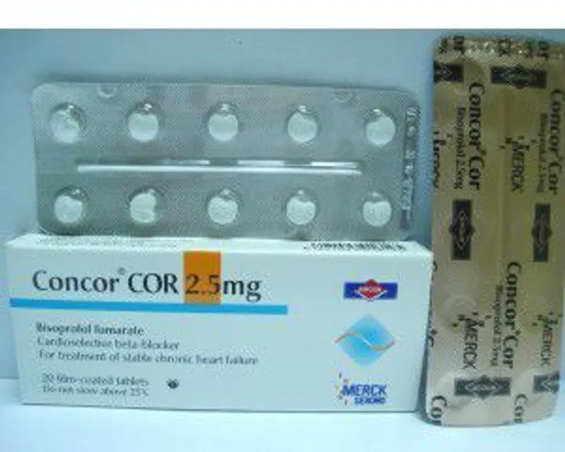 CONCOR AMLO 5/5 MG 30 TABS.