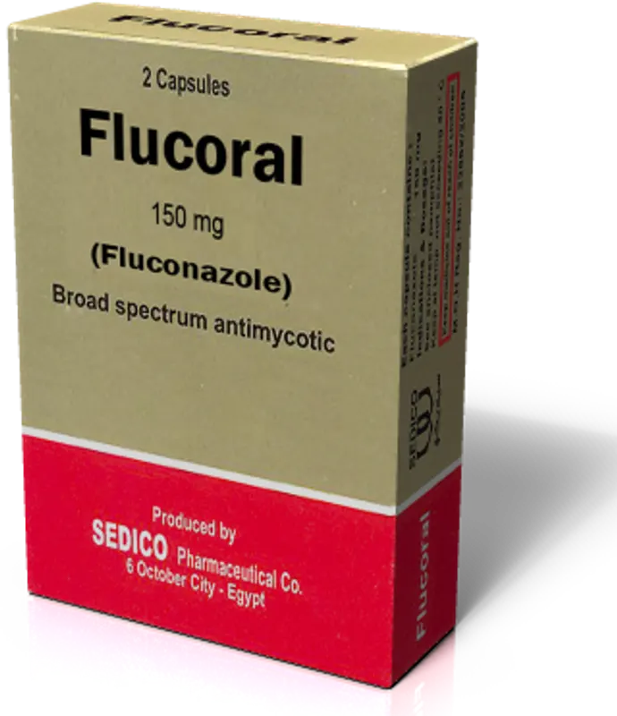 FLUCORAL 150 MG 4 CAPS.