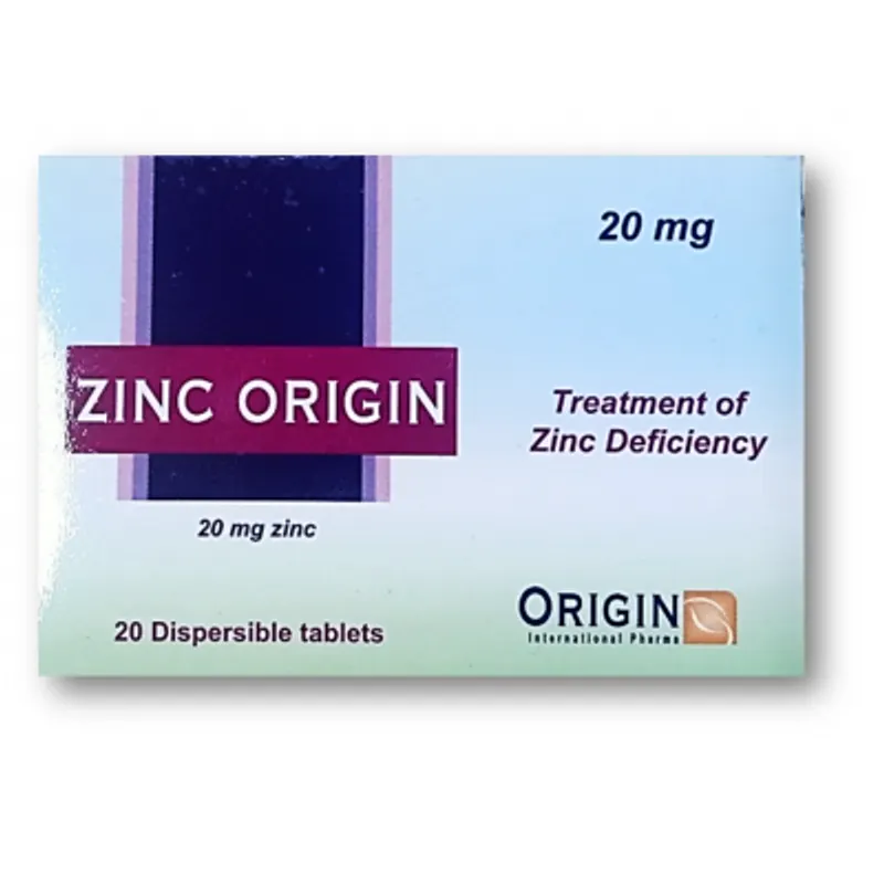 زنك اوريجين 20 مجم 20 قرص